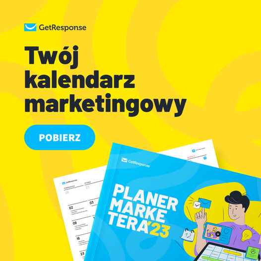 GetResponse - planer marketera i kalendarz marketingowy 2023